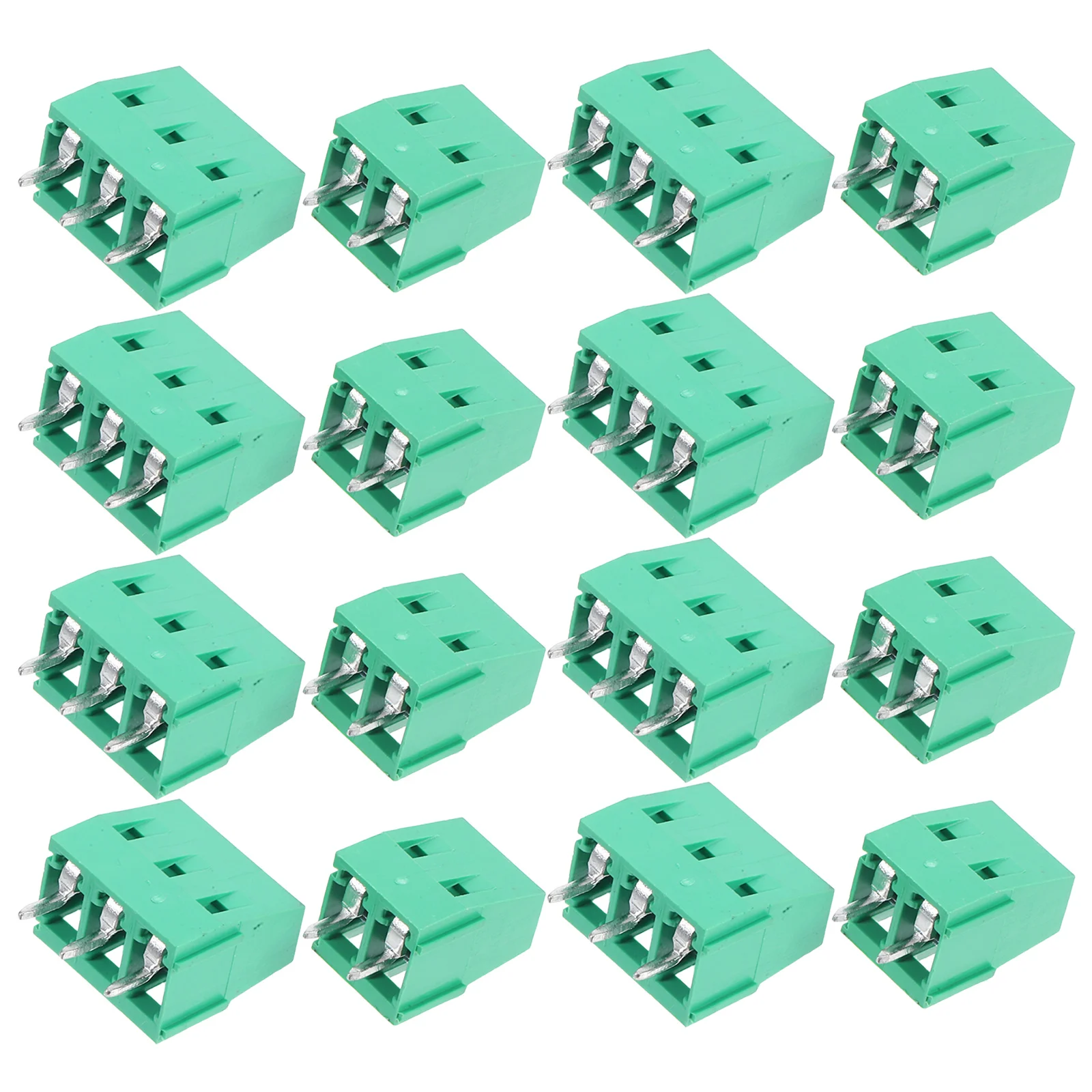 

80pcs Terminal Block Connector 2/3-Pin Screw Type Wire Connectors For Pcb Wiring Industrial Automation Compact Insulating