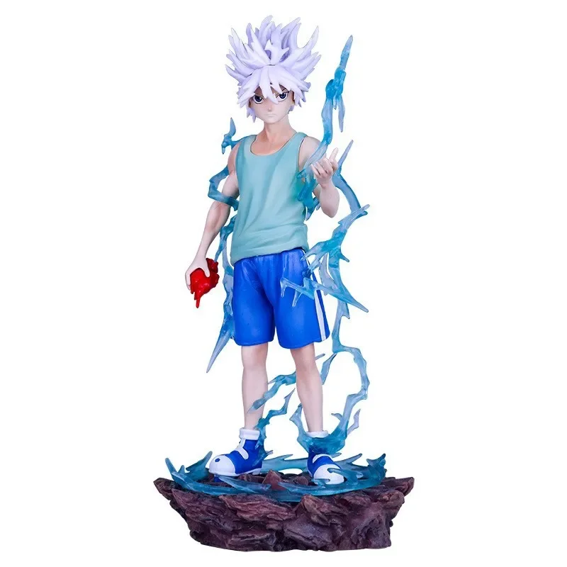 Figurine d'action debout Hunter x Hunter, mode vitesse, Gon Alluka Zoldyck, Chrollo Lucilfer, statue Kurapika, modèle jouet cadeau, 22 cm