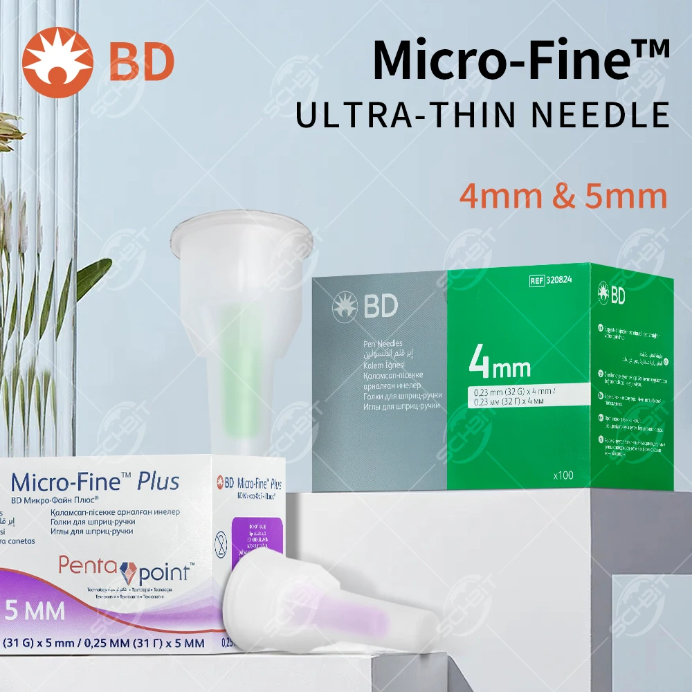 

Ultra Fine 4mm/5mm Injection Needle Connector Safe Painless Connection for Youban Ganlin Nuohe Mainstream Injection Pen Brands