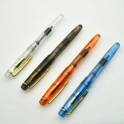 Transparent Fountain Pen Signature Pens Fine Nib Writing Supplies Stationery Office School Supplies