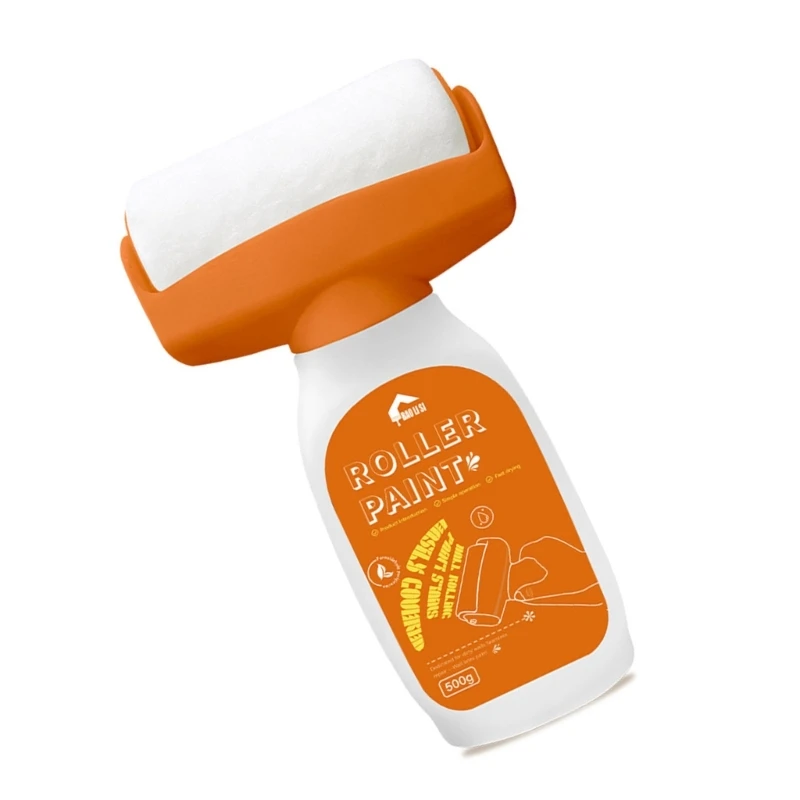 Upgraded Rotating Brush Wall Fix Tool Strong Coverage Wall Patchs Brush Innovative Wall Touch Up Tool Easy Application F1CD