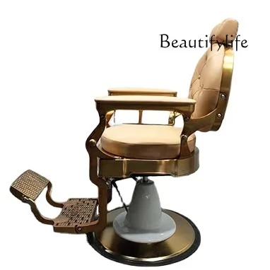 

Barber shop hair chair Comfortable perm and dyeing chair Lifting rotating hair salon special hair cutting chair