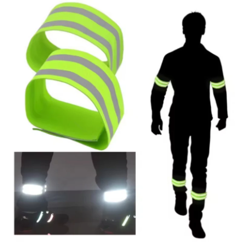 Reflective Bands for Wrist Arm Ankle Leg High Visibility Reflect Straps for Night Walking Cycling Running Safety Reflector Tape