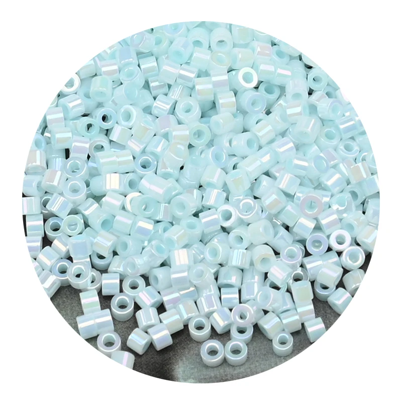 13750 Stück/Set 2 mm große japanische Glasperlen, zylindrische Perlen für die Schmuckherstellung, Halskette, Armband, DIY-Zubehör, 11 Farben – Detail 40