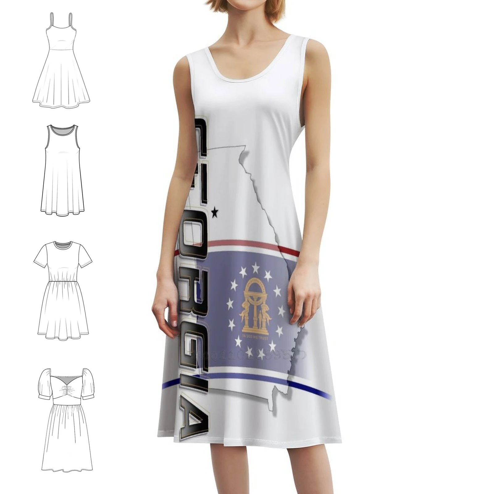 - Vertical Sexy Vacation Dress For Women Beach Party Birthday Mini Dress Capital Red White Blue Green Black Women's Clothing