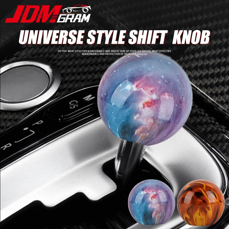 

Starry Sky Car Gear Knob Manual Automatic Universal Shifter Racing Shift Lever Ball Gearshift Head Auto Interior Accessories