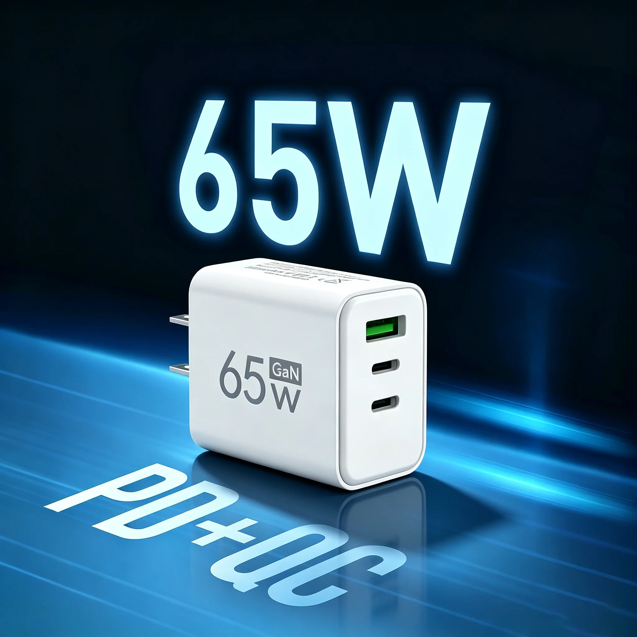 PD Type C USB 65W Mobile Phone Charger Fast Charging Power Adapter For iPhone for Samsung for Hawei for Xiaomi Quick Charge