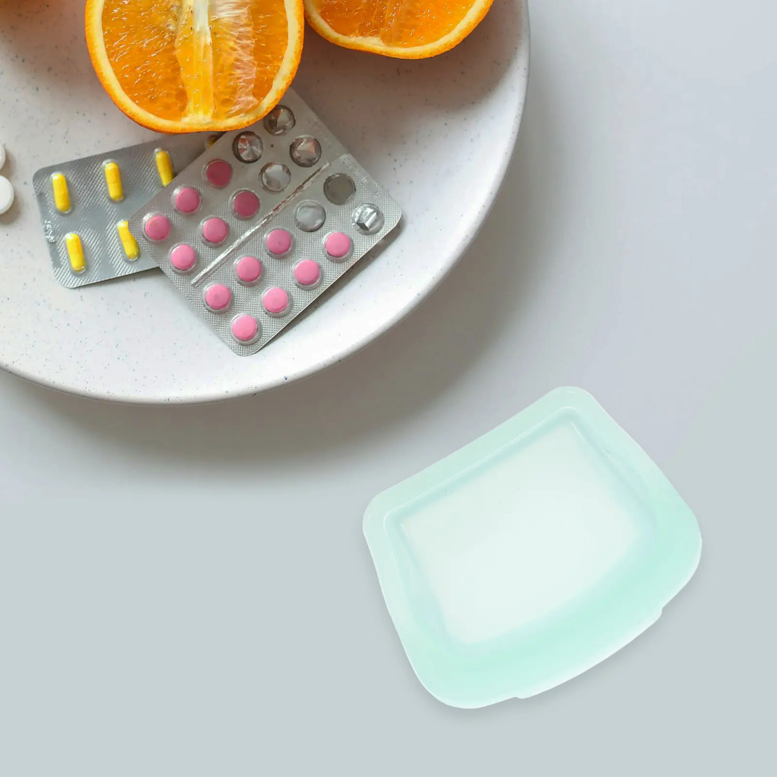 Silicone Medication Pouch Transparent 50Ml Portable Reusable Travel Medicine Bag Small Clear Storage Organizer