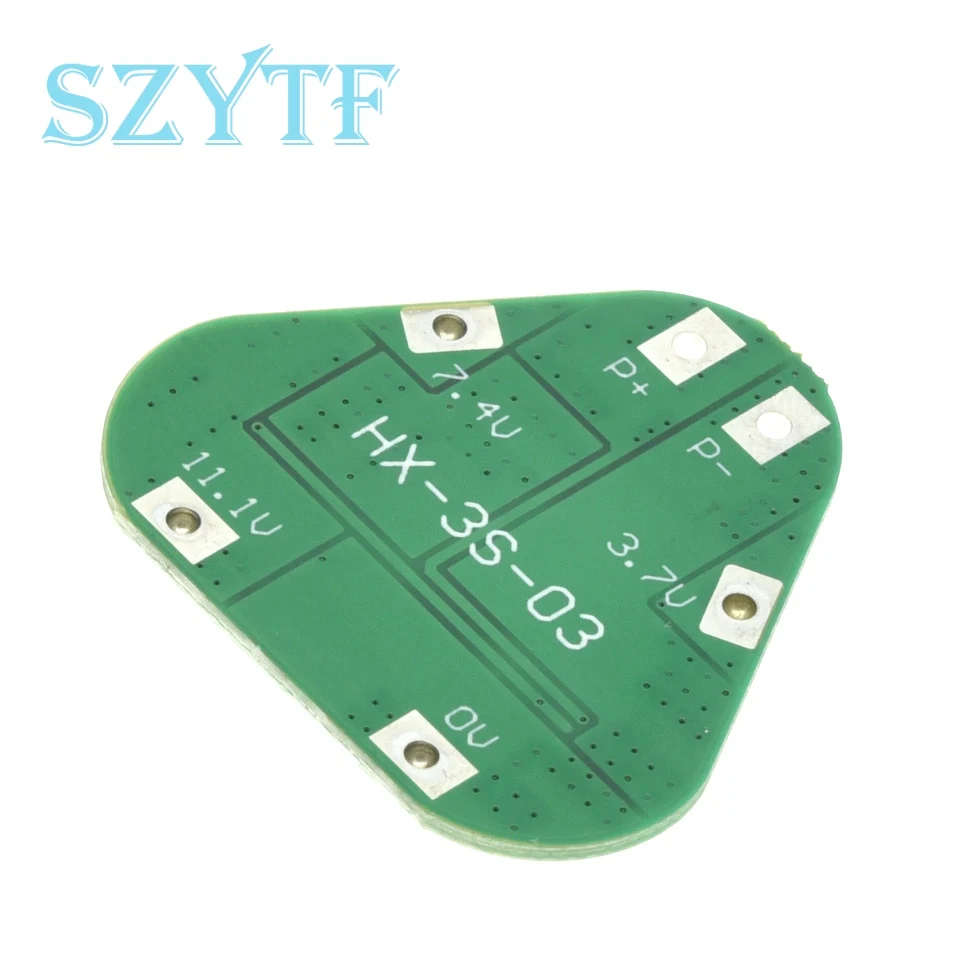 3S 12V 18650 Lithium Battery Protection Board 11.1V 12.6V Overcharge Over-discharge Protect 8A 3 Cell Pack Li-ion BMS PCM PCB