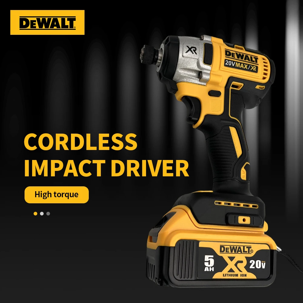 DEWALT DCD887 전기 드릴 도구, 임팩트 드라이버, 20V 리튬 이온 무선 드릴, 전동 스크루 드라이버, 브러시리스 모터 전동 공구