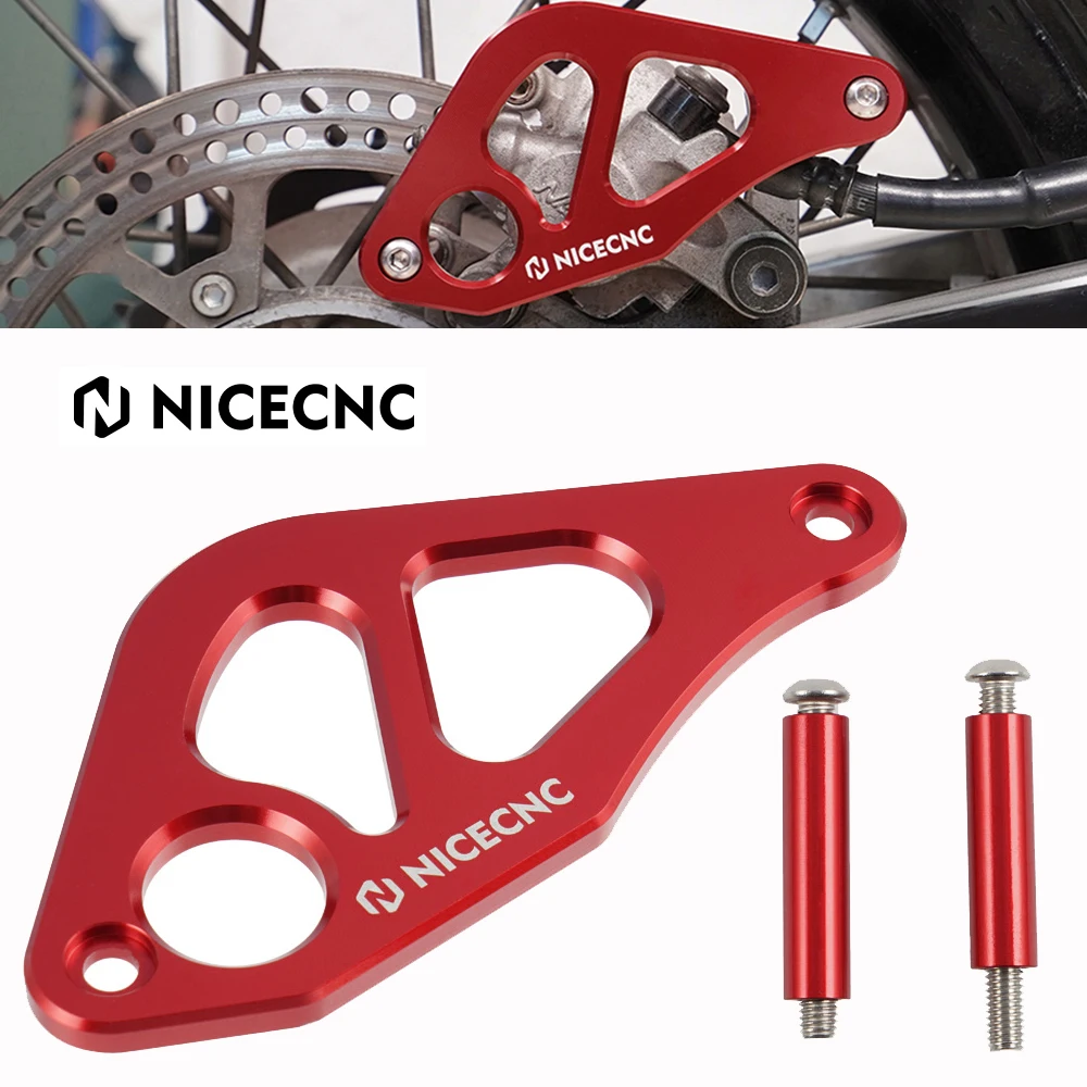 For Honda XR 650R 2000-2007 CR250R CR125 1997-2001 XR 650R CR 125 250R NICECNC Motorcycle Rear Brake Caliper Guard Cover Cap