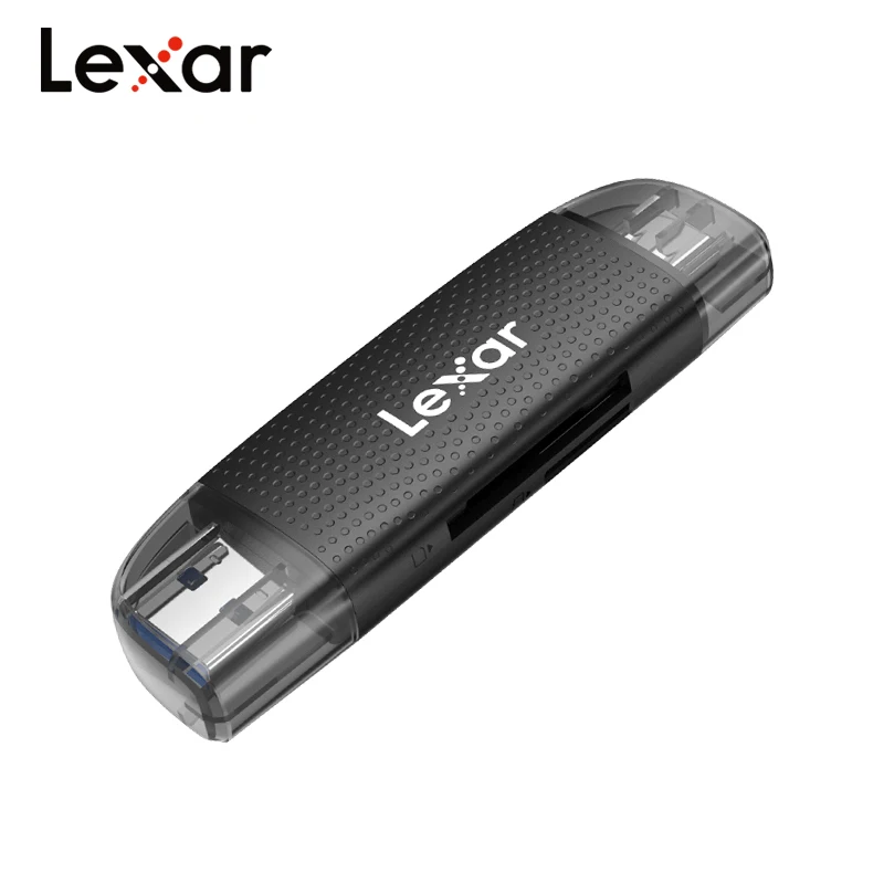 قارئ بطاقة ليكسار 310u ، 2 في 1 ، usb نوع a/c ، دعم sd/micro sd ، قارئ بطاقة الذاكرة ل microsdhc/sdxc ، الأصلي