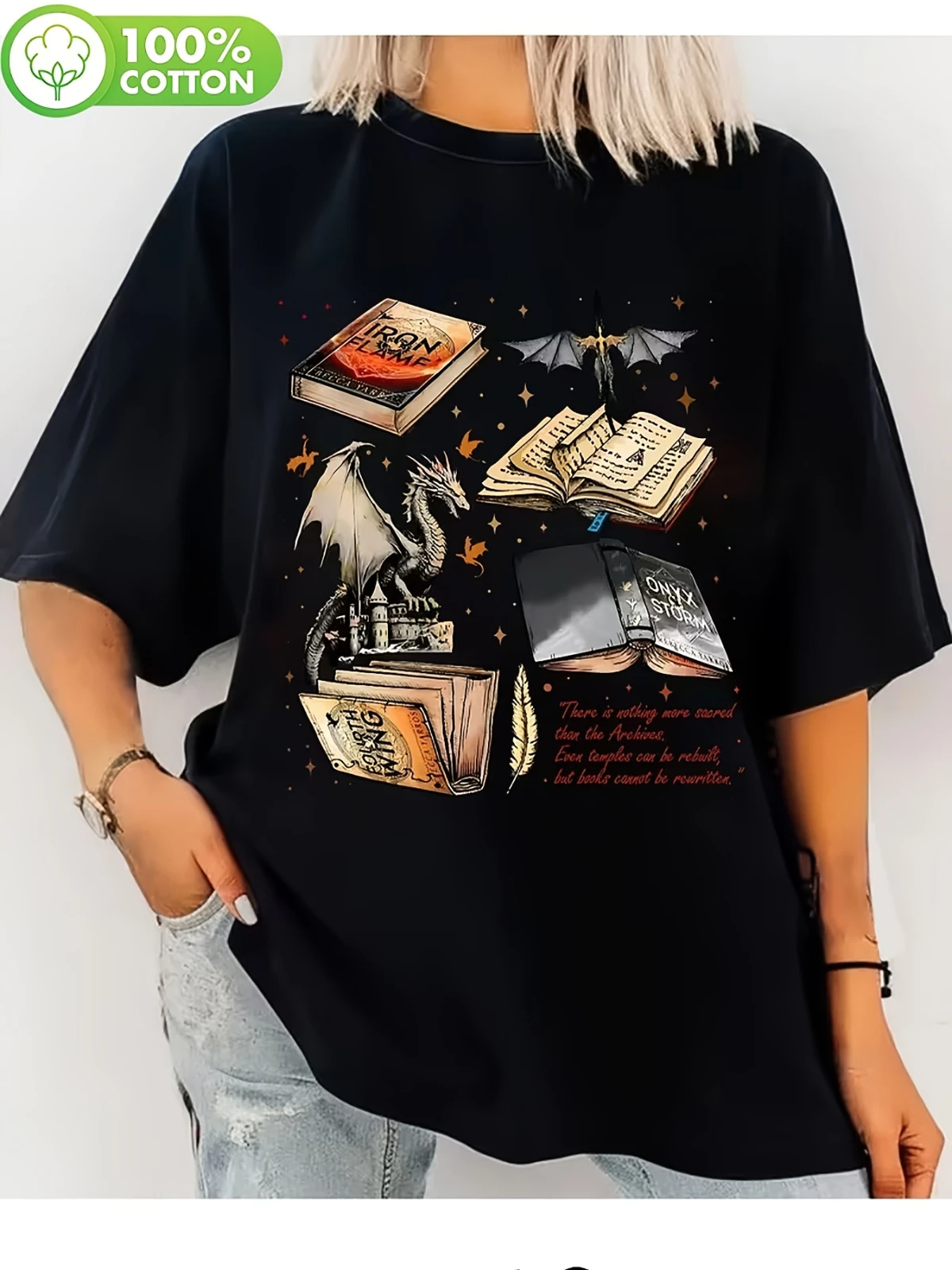 The Fourth Wing Shirt Obsidian Storm Dragon Knight Fan Shirt Is Suitable for Daily Vacation Clothing and Fitness Sports T-shirts