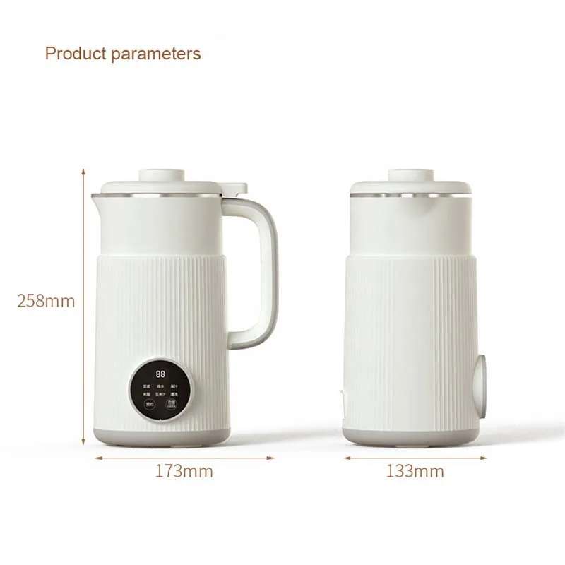 Soymilk Blender Corn Juice Extractor Juicer Soya Bean Milk Machine Boiler Baby Food Stew Cooker Rice Cereal Mixer Grain Grinder