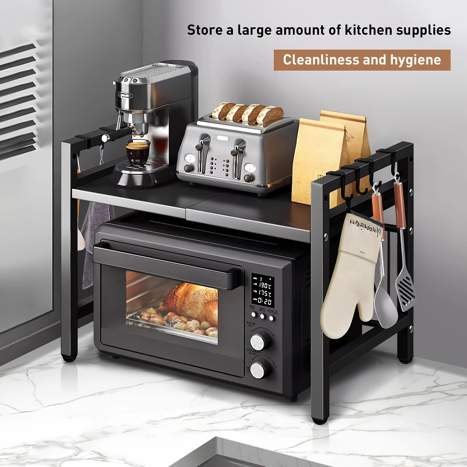 1pc-of-adjustable-and-expandable-two-tier-carbon-steel-microwave-rackspace-saving-stand-and-kitchen-organizer