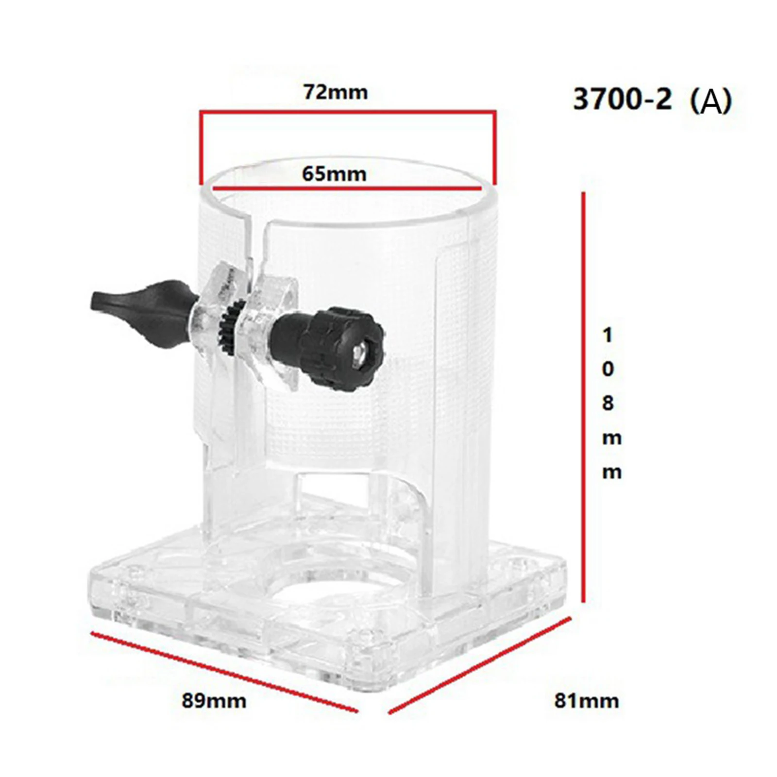 Plastic Woodworking Trimmer Router Trimmer Machine Base for RT0701C/WU601