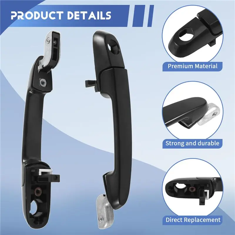 A13F-Car Front Left Driver Side Outside Exterior Door Handle For Accent 2006-2011 82650-1E000