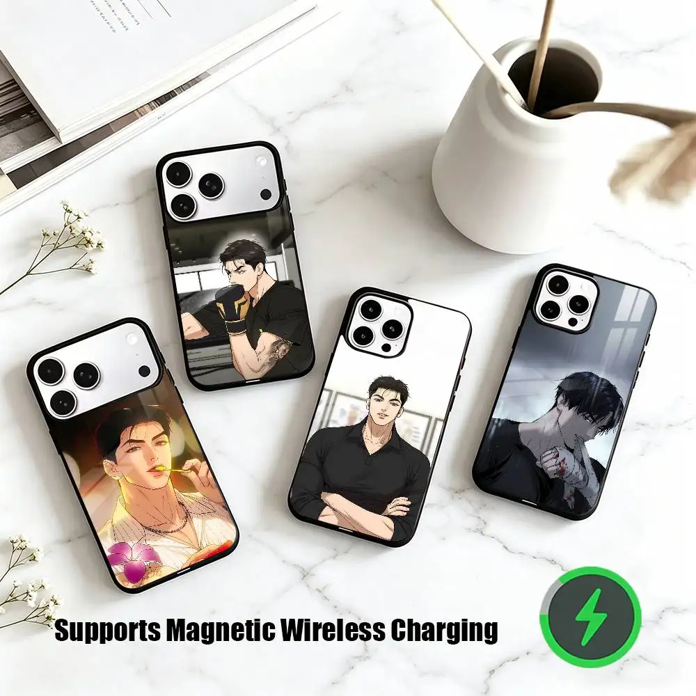 

J-Joo Jaekyung Portrait Phone Case For iPhone17,16,15,14,13,12,11 Plus,Pro Supports Magnetic Wireless Charging