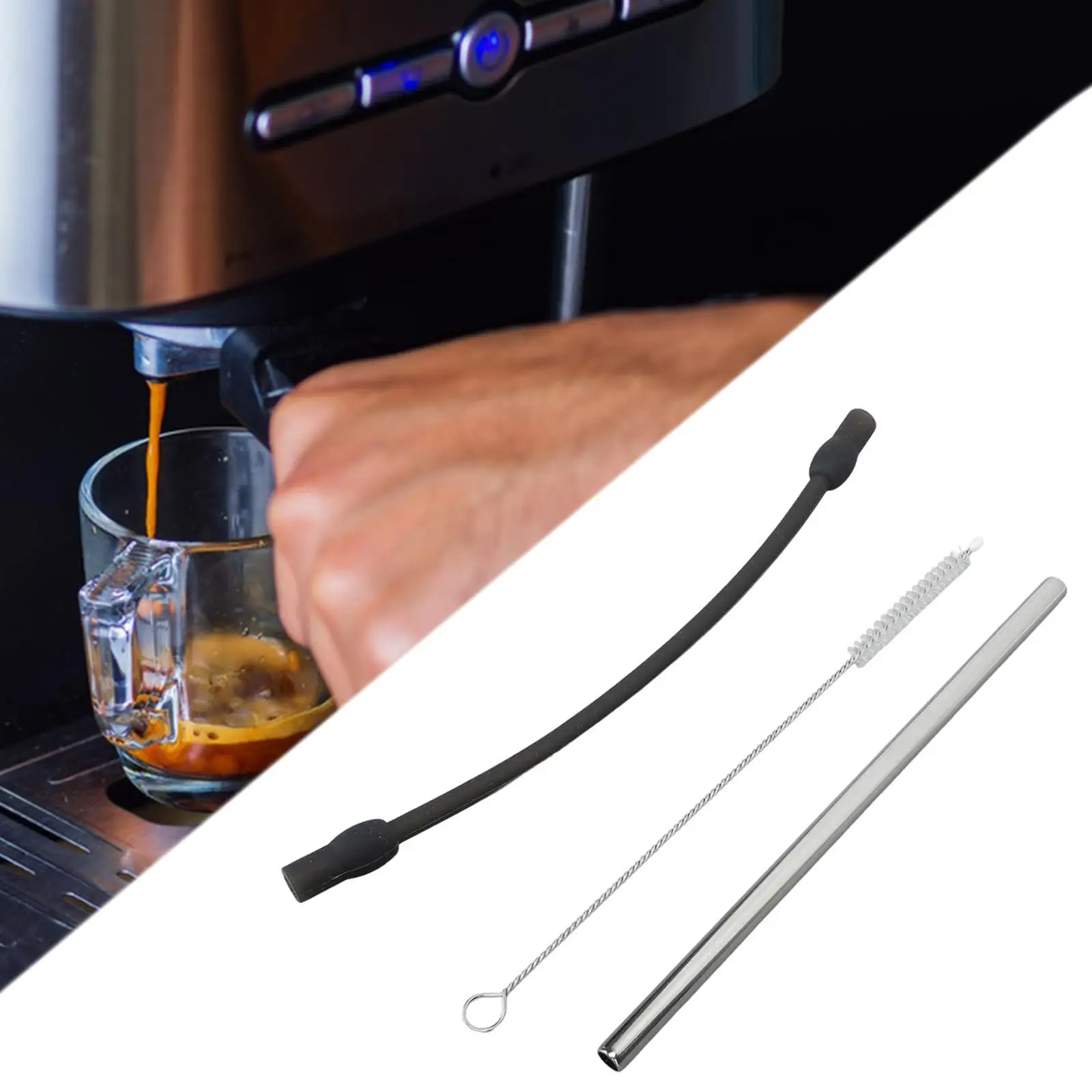 

3x Automatic Coffee Machine Attachments Coffee Machine Tube Spare Part Small