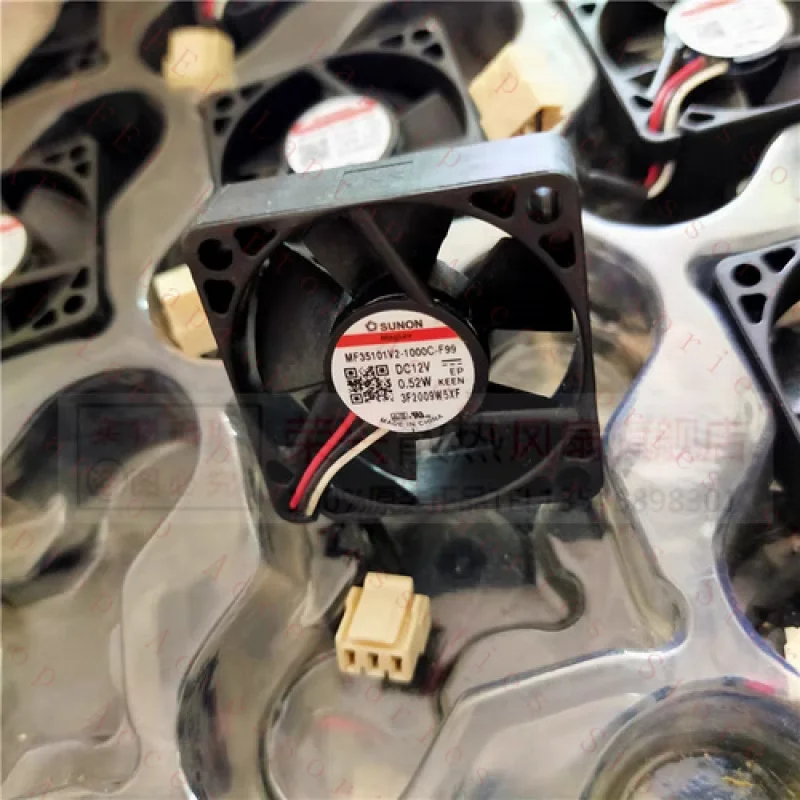 F per SUNON MF35101V2-1000C-F99 3510 DC12V 0,52W ventola di raffreddamento a 3 fili