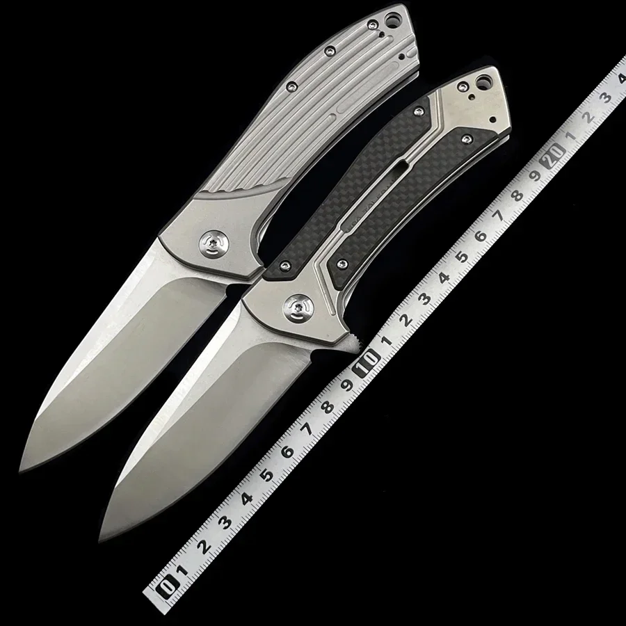 

ZT 0801 0801CF TODD REXFORD Steel Handle Folding Knife Outdoor camping hunting pocket EDC tool zt0801 knife