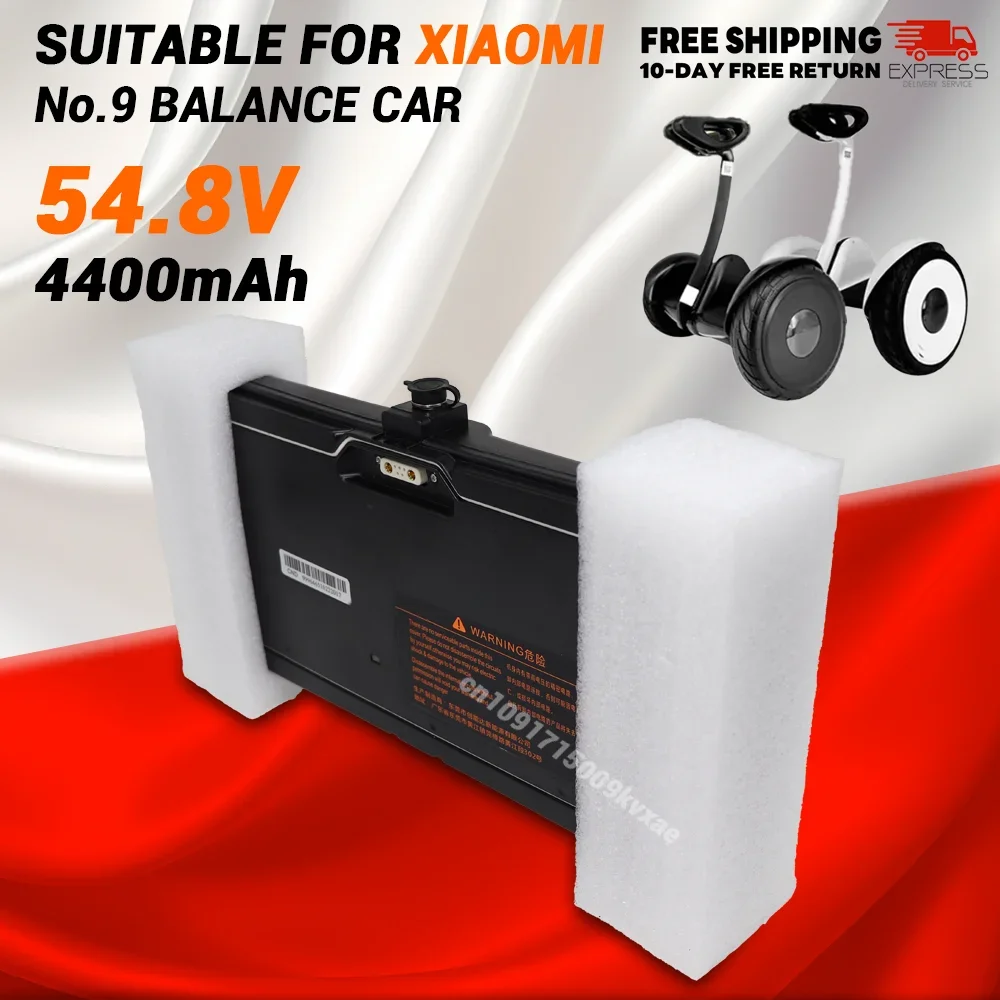

54.8V 4400mAH 3-pin/4-pin SELF BALANCING Skateboard Battery for Xiaomi Ninebot Segway MINI Lithium Cell Connection App with BMS