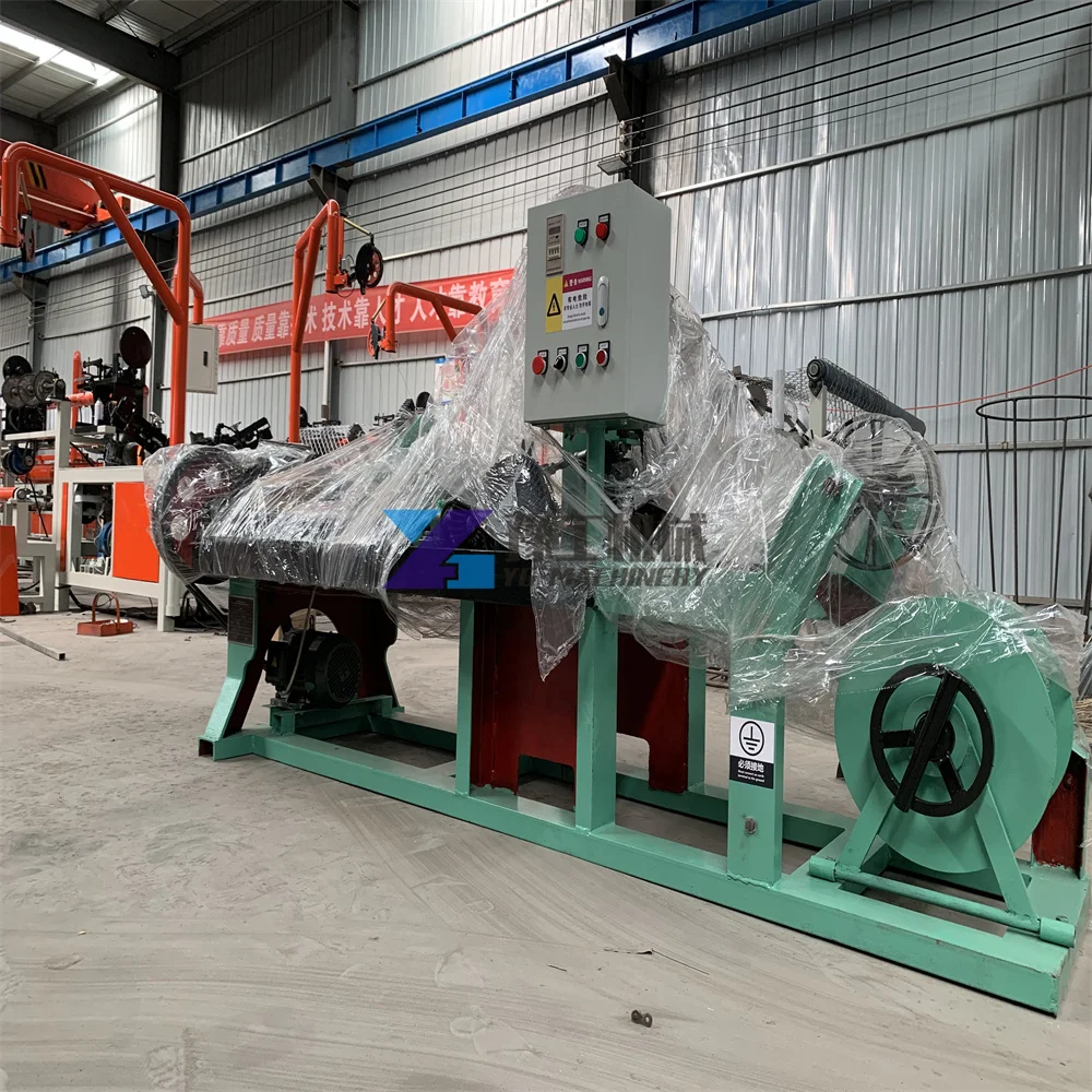 China Manufacturer High Capacity Kenya Cs-a Cs-b Cs-c Automatic Reverse Twisted Galvanized Barbed Wire Mesh Making Machine