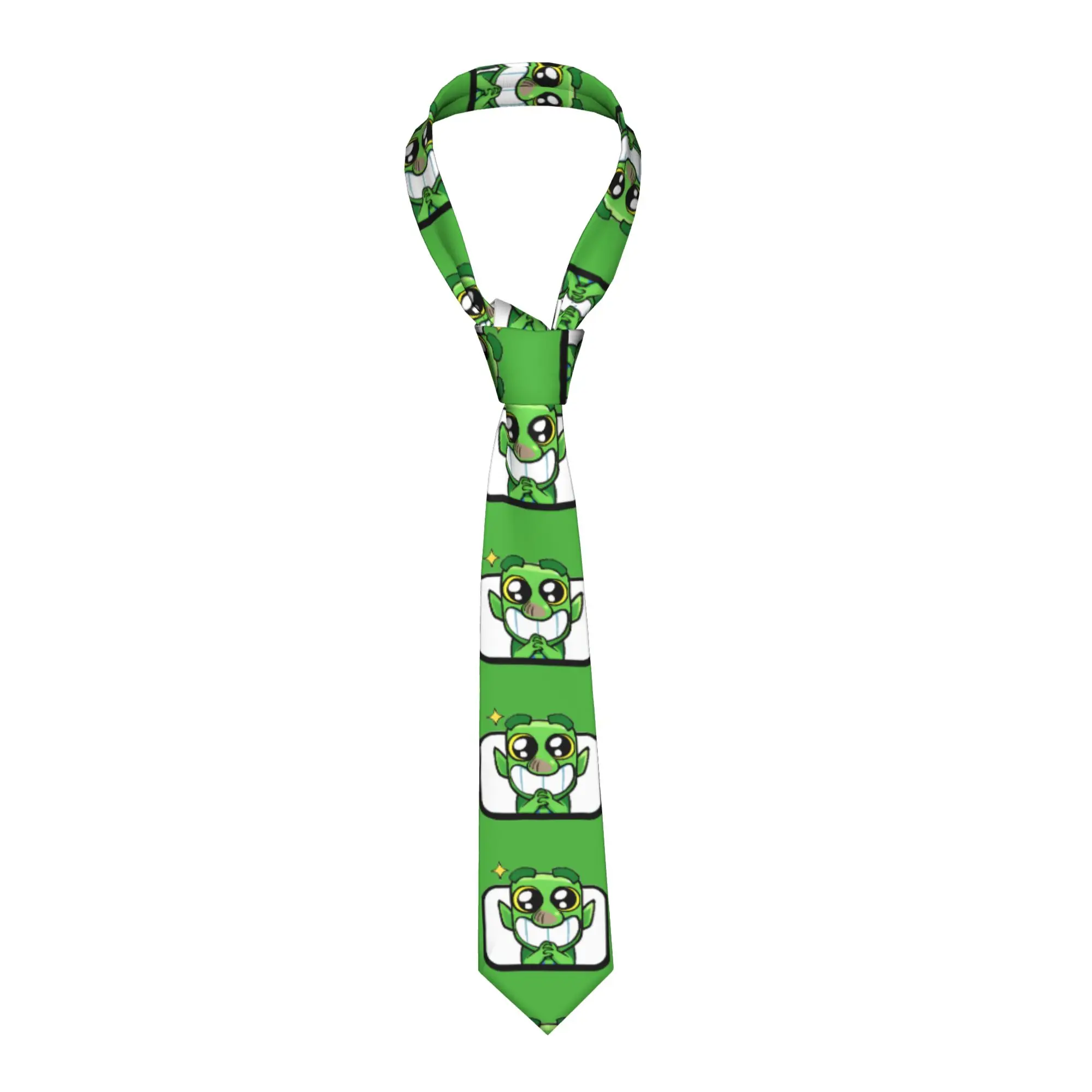 

Галстук Clashsd Royalesd унисекс, 8 см, с милым мультяшным рисунком, для мужчин, на каждый день, для косплея