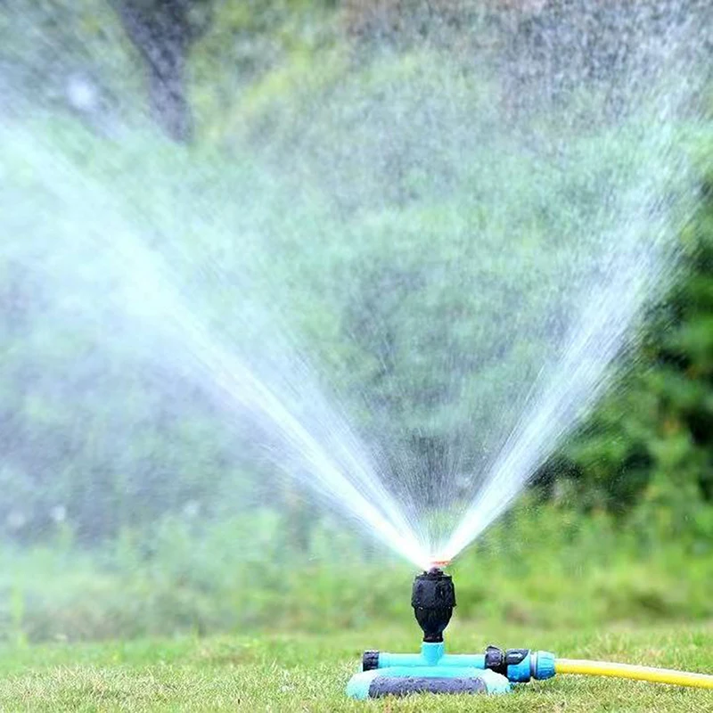 360 Degree Automatic Rotating Irrigation Sprinklers Garden Lawn Rotating Sprinkler Scattering Nozzle