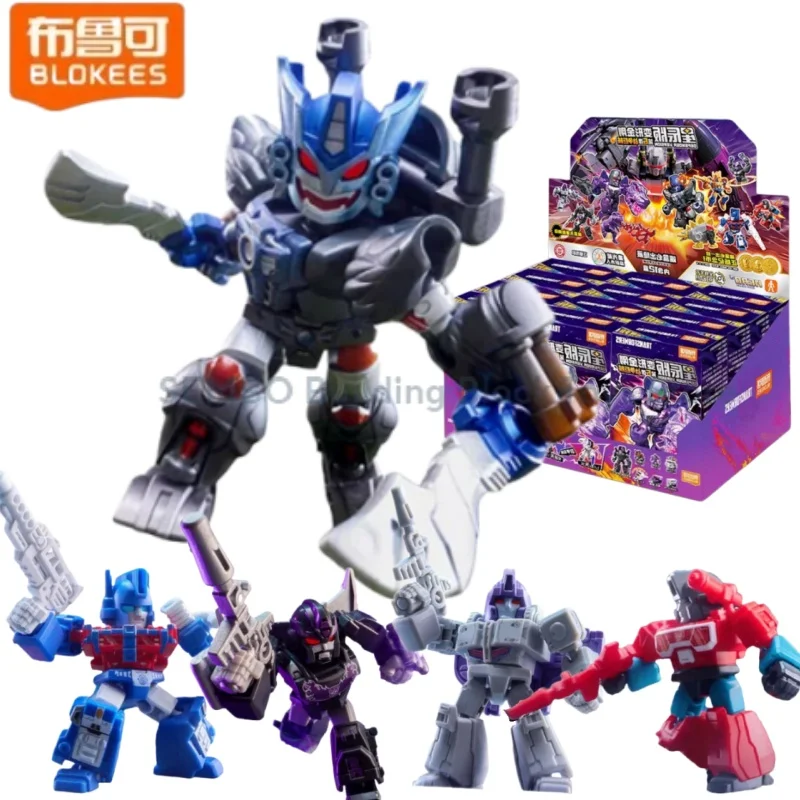 

In Stock Transformation Defender Vol.6 Collectible Toys Blind Box Building Blocks Beast War Megatron Optimus Prime Bruticus