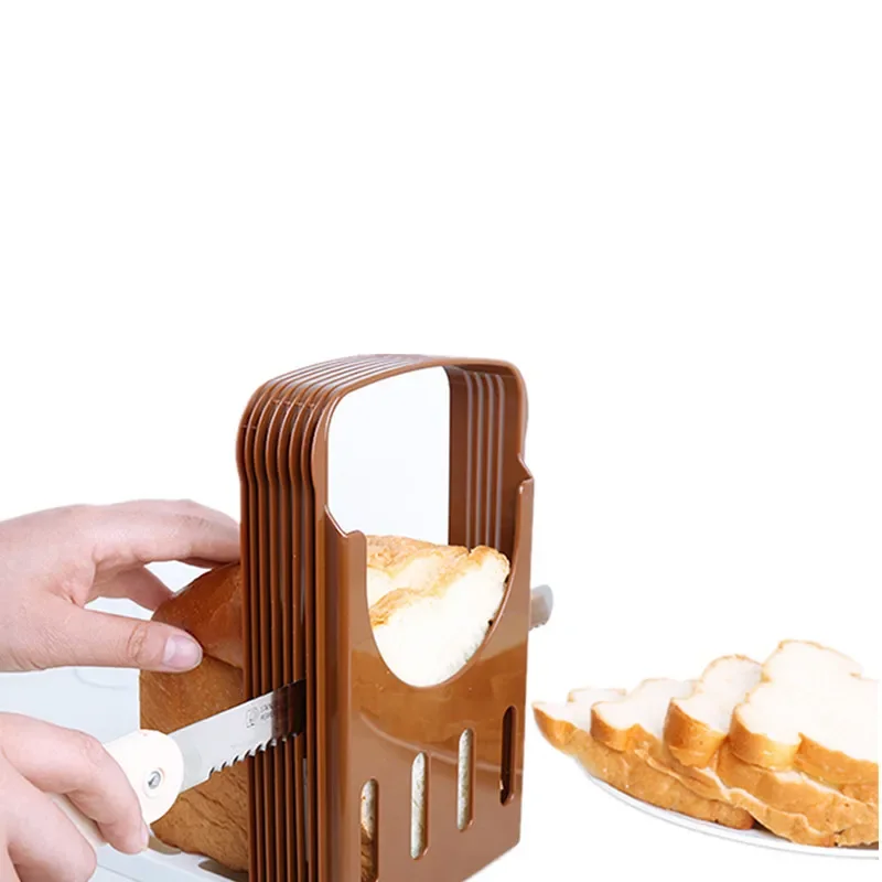 1Pcs Toast Brood Slicer Rvs Broodmes Bakken Gereedschap Bakken Mes 4 Modus Aanpassing Slicer Handig Slicer kitchen tools