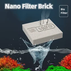 Aquarium Nano Ceramic Filter Media Bio Brick Filter Block 1/2pcs High Flow Rate Fish Tank Marine and Freshwater Canister Filter