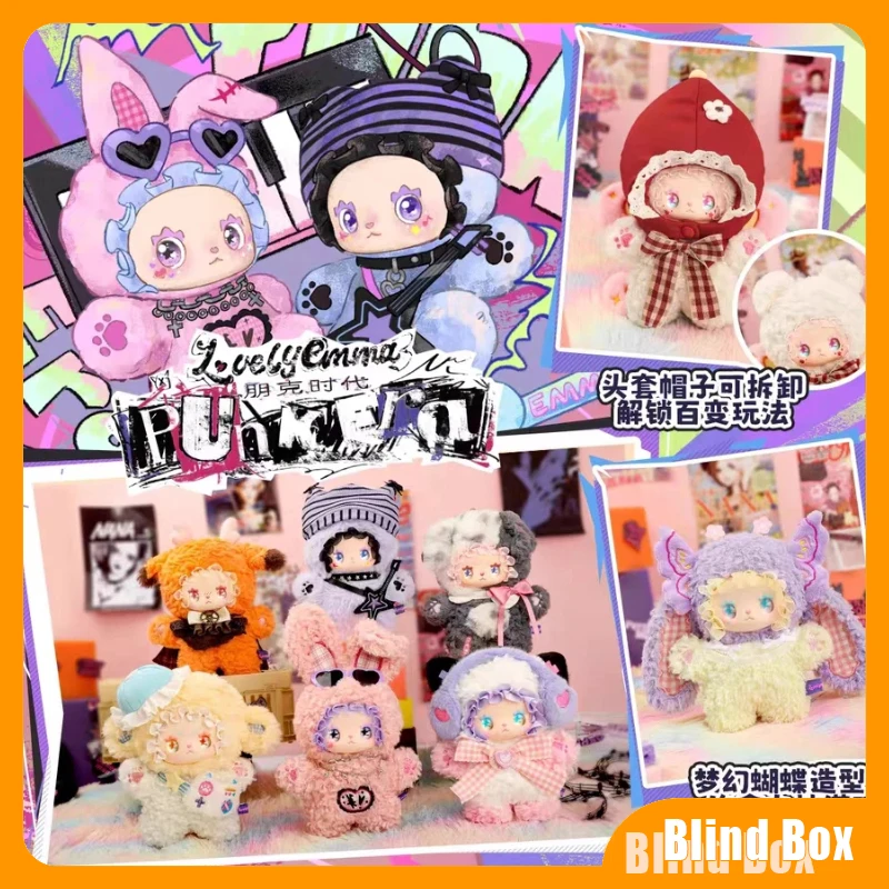 

В наличии: Милая плюшевая игрушка-брелок Emma из серии Punk Era, загадочная коробка-сюрприз, кукла-подвеска, фигурка, подарок