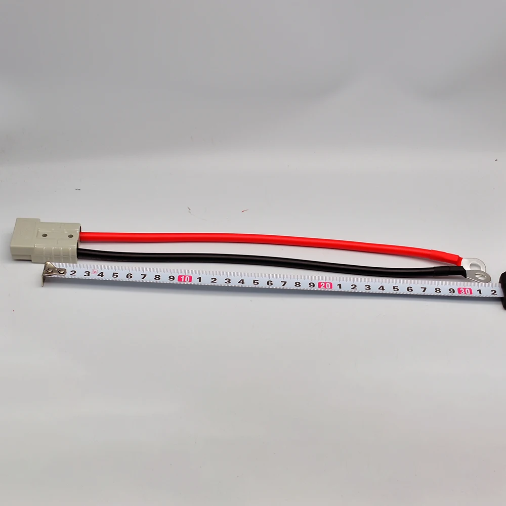 1 قطعة القطب المزدوج 50A 600 فولت عالية المكونات الحالية مع 8AWG M8 كابل السيليكون رافعة شوكية كهربائية التوصيل موصل شحن سريع