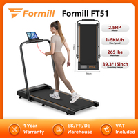 Formill FT51 Treadmill Max Speed 1-10km/h 2 in 1 Electric Treadmill Installation Free Treadmill Running Jogging Machine for Home