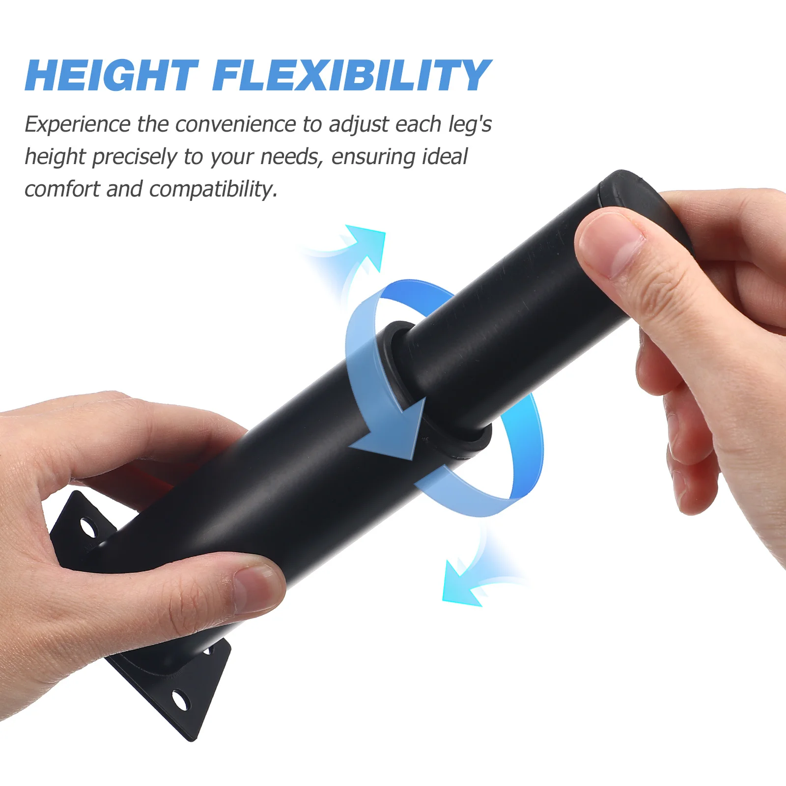 4 قطعة أرجل الخزانة ارتفاع قابل للتعديل الأثاث دعم الثقيلة الصلب المدرفلة على البارد الأثاث الناهضون أريكة الأريكة أرجل السرير