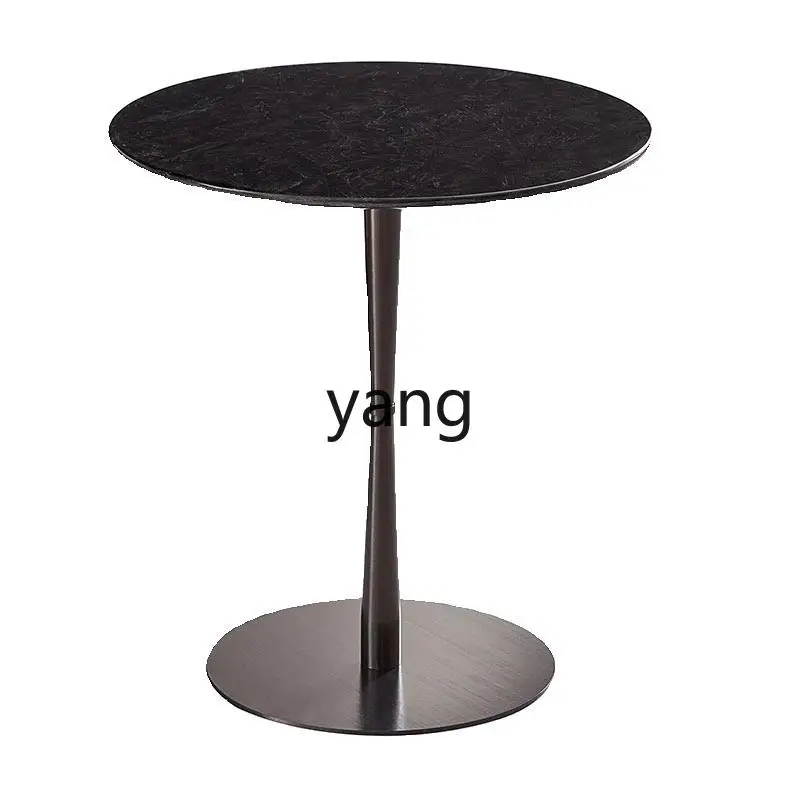 

LZR small round table coffee table movable 50CM marble corner table