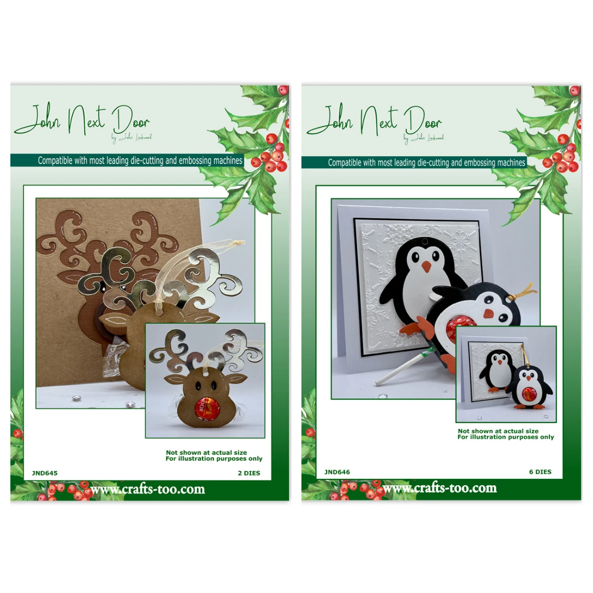 Neue Schokoladen-Pinguin-Stanzform, Bastelrahmen, Weihnachtswirbel, Joy Duo, Festival, Metall-Stanzformen, Stempel, DIY, Scrapbooking, Prägung