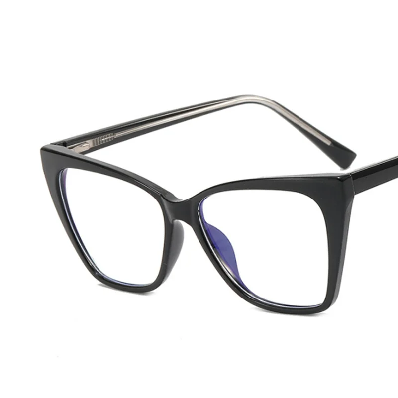 Oversize Cat Eyes Square Frame Clear Lens Glasses TR90 Women Myopia Nerd Spectacles Degree -0.5 -1.0 -2.0 -3.0 -4.0 to -6.0