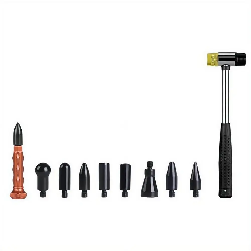Auto-Dellenhammer-Set zur lackschadenfreien Dellenreparatur, Ausbeulstift für Karosserie, Hagelschaden-Entferner, Ausbeulwerkzeug für Fahrzeuge – Detail 2