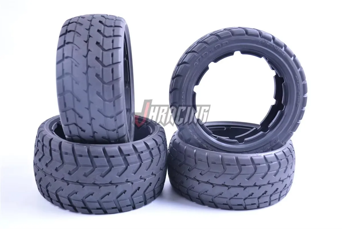 High-strength wear-resistant road tire assembly for 1/5 ROVAN ROFUN HPI BAJA 5B