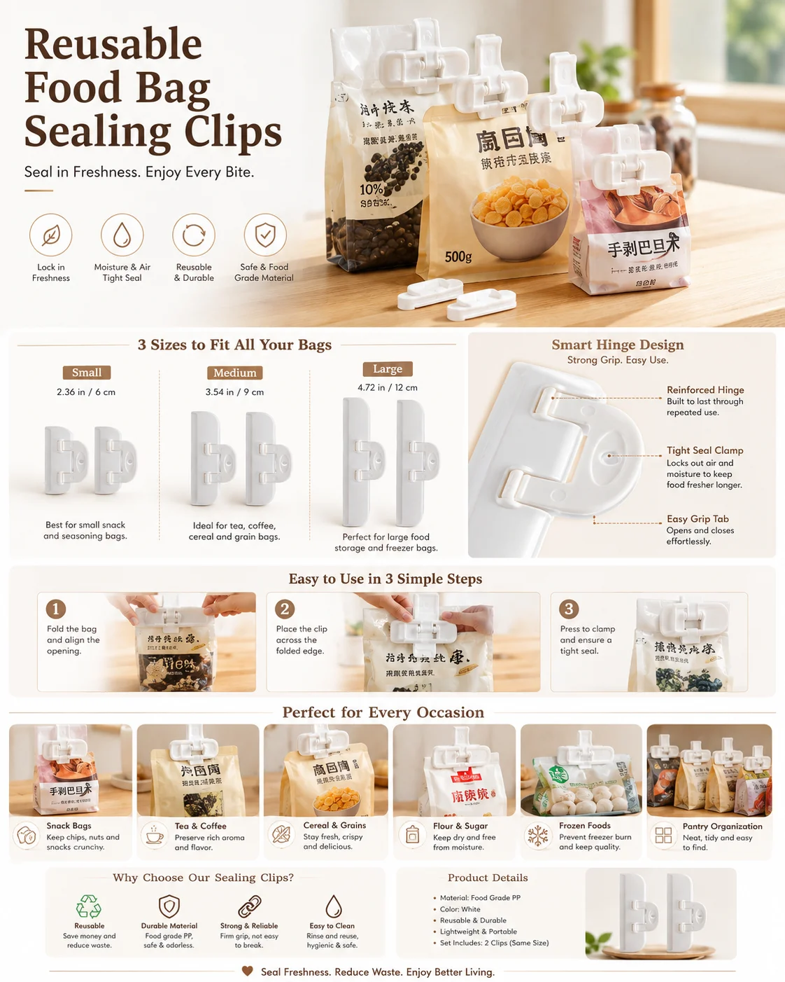 Sealing Clip Japanese Snack Ba - Food In Japanese Snacks recension och pris