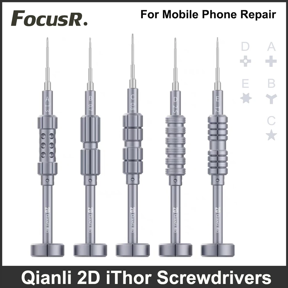 Qianli 2D Precision iThor Screwdrivers Set For iPhone Android Disassemble Motherboard Repair Pinhead Philips Pentalibe T2 Toxrx