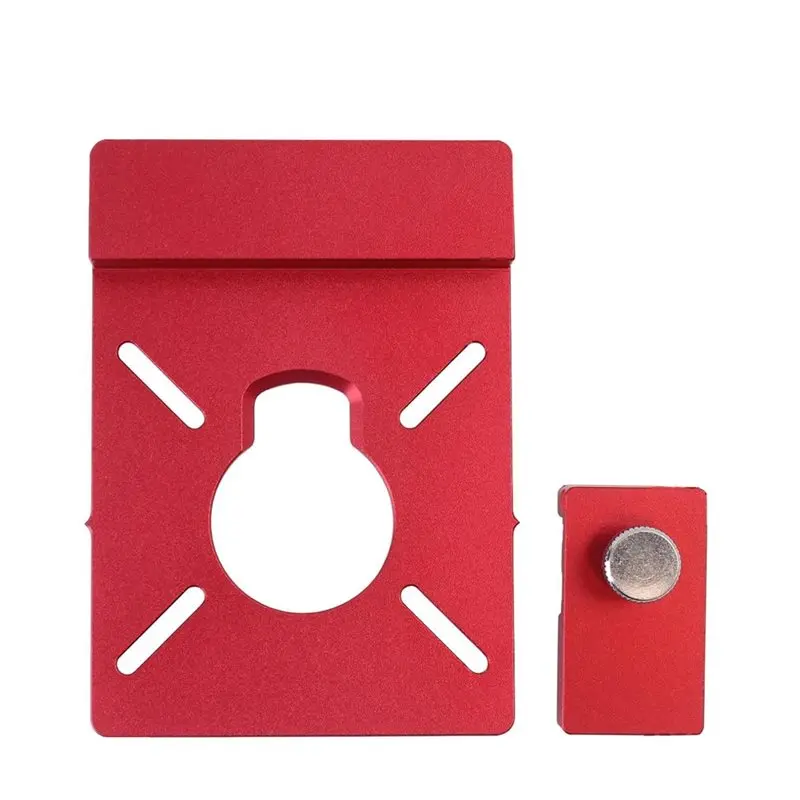 【VENDA QUENTE!】 Adaptador de trilho guia de roteador de alumínio com parada de trilho limitador para roteadores de base fixa, compatível com a maioria dos roteadores