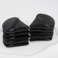 Triangle Velvet Powder Puff Set - 5/10/20/30/50/100Pcs Mini Face Makeup Sponge Washable Lightweight Pizza Shaped Flours Cosmetic 5