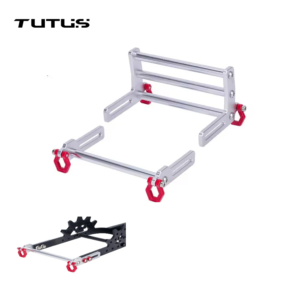 Aluminiowe zderzaki przednie i tylne do modeli RC Crawler 1/10, części zamienne do Axial SCX10 TRX4 LCG Chassis FJ40 Dodge Power Wagon Cab