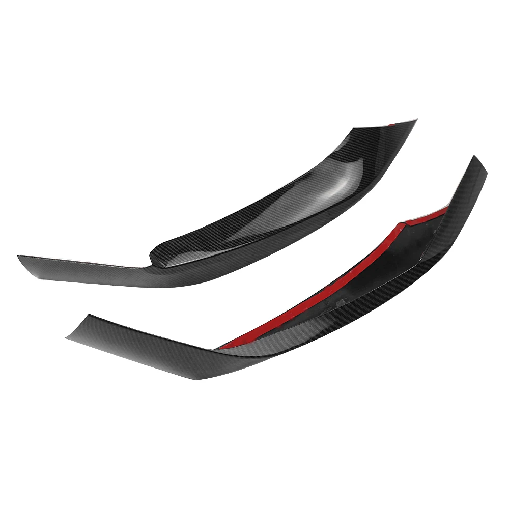 Front Bumper Spoiler Lip For BMW G30 G31 M Tech Sport 2017-2020 5 Series 520i 525i 530i 540i Carbon Look/Gloss Black Splitter