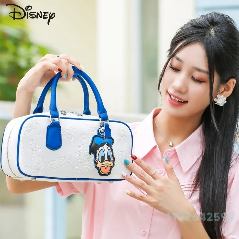 Disney Donald Duck Original New Women\'s Handbag Fashion High Quality Women\'s Crossbody Bag Cartoon Versatile Women\'s Storage Bag