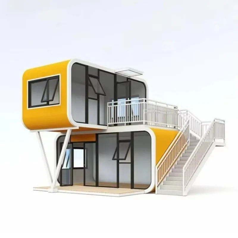 Movable Apple Cabin High-End Luxury Capsule House Modern Minimalist Design Durable Steel Structure for Villa Apartment Custom
