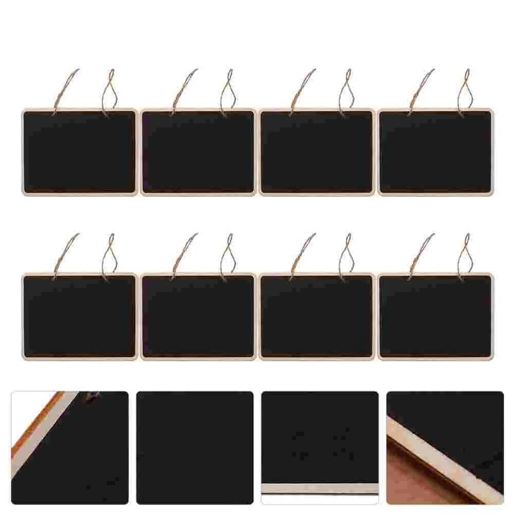 4/8/12PCS Mini Chalkboards Hanging Blackboard Double Sided Chalkboard Wedding Party Table Number Place Tag Message Board